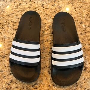 Big boys adidas slides
